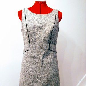 WHBM Sleeveless Tweed Dress Sz 6